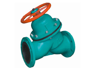 Rubber lined Straight type diaphragm valves