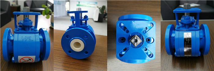 ceramic ball valve for abrasive application