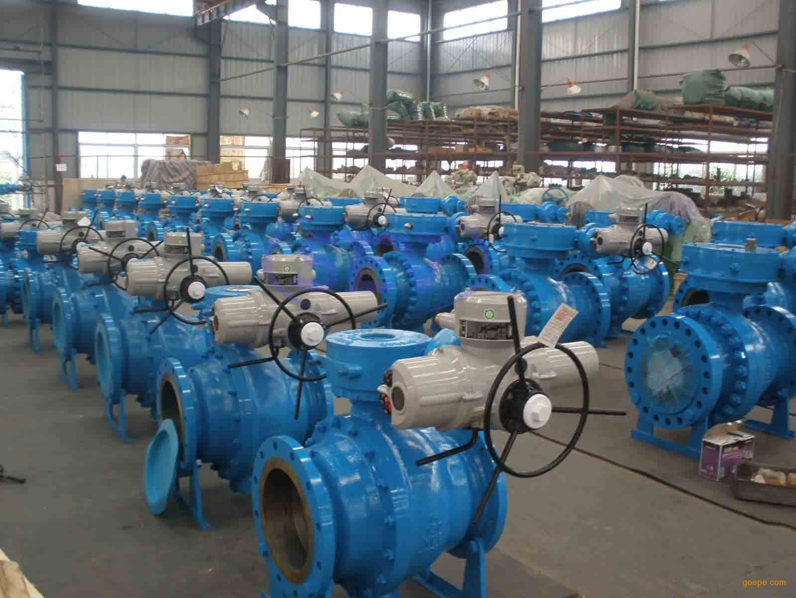 electric trunnion mounted ball valves