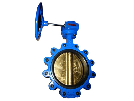 Aluminum bronze lugged butterfly valves with pin