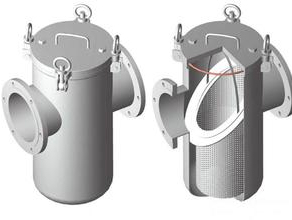 Basket type strainers
