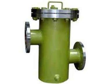 upper and lower T type strainers