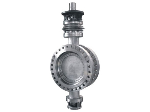 Double flanged high temperature high pressure butterfly valves