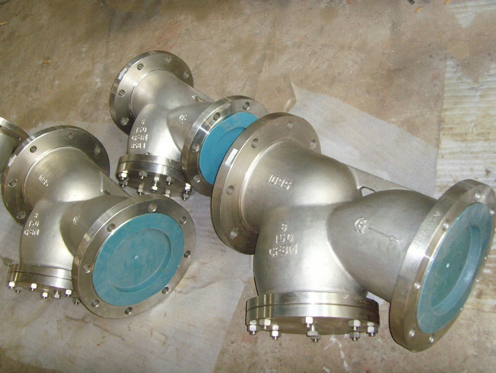 API CF8 Y type strainers with magnet cartridage