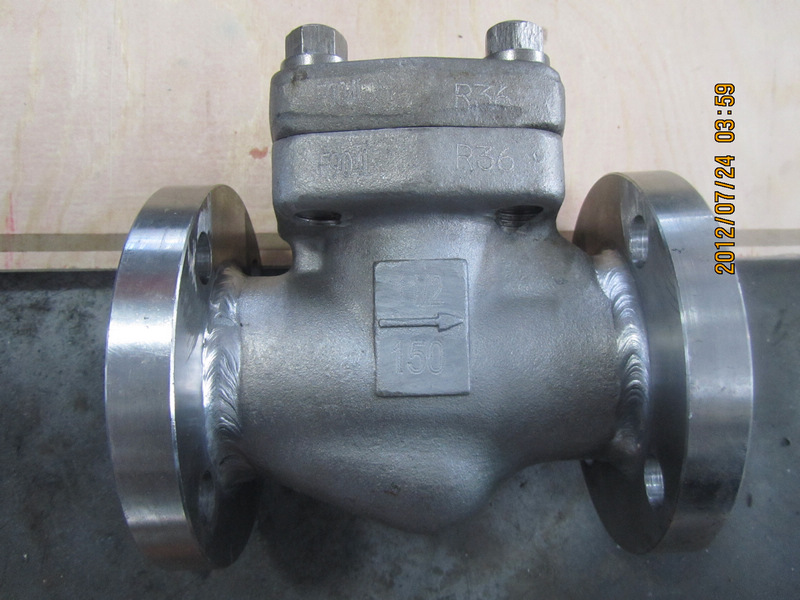 API 602 F904L Flanged Forged Check Valve