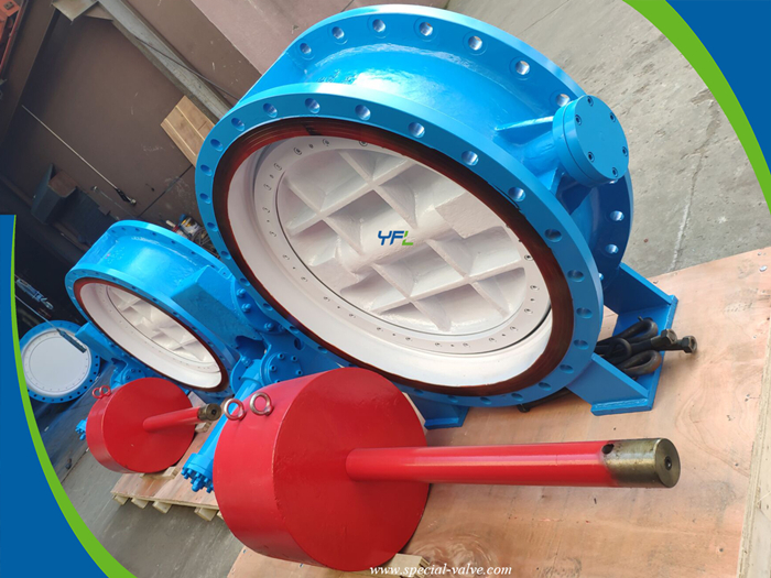 hydraulic slow closing butterfly valve