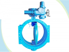 Double offset soft seal butterfly valves