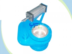 Ceramic rotating feeding valve