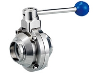 Butterfly type sanitary ball valve by YFL