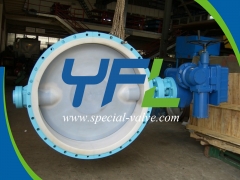 Electric Operated FEP Lined butterfly valve