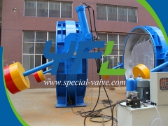 Hydraulic Slow Closing Butterfly Valve With Counter Weight