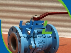 Lever Opearted PTFE Lined Ball Valve by YFL