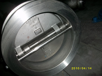  AD2000 CF8 wafer válvula de retención de doble plato exportado a Alemania
