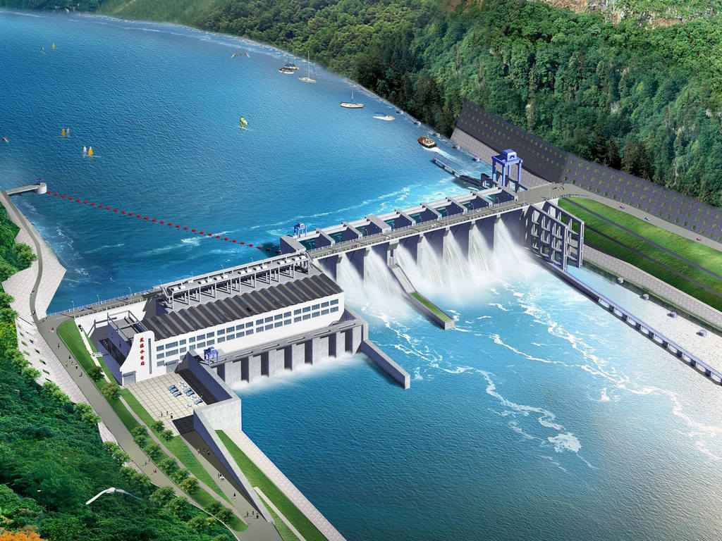 Estación de la hidroelectricidad